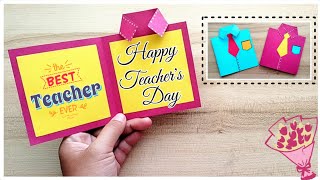 Kartu Ucapan Hari Guru Bentuk Baju || Membuat Kartu Ucapan Untuk Bapak Guru || Teacher's Day Card