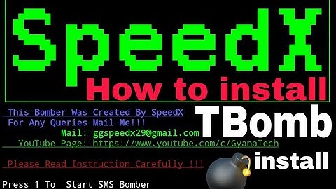 How to install TBomb for Android | termux unmlited messages & unlimited calls