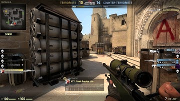 CS:GO | 3 AWP Kill Defending Bomb -- Mirage