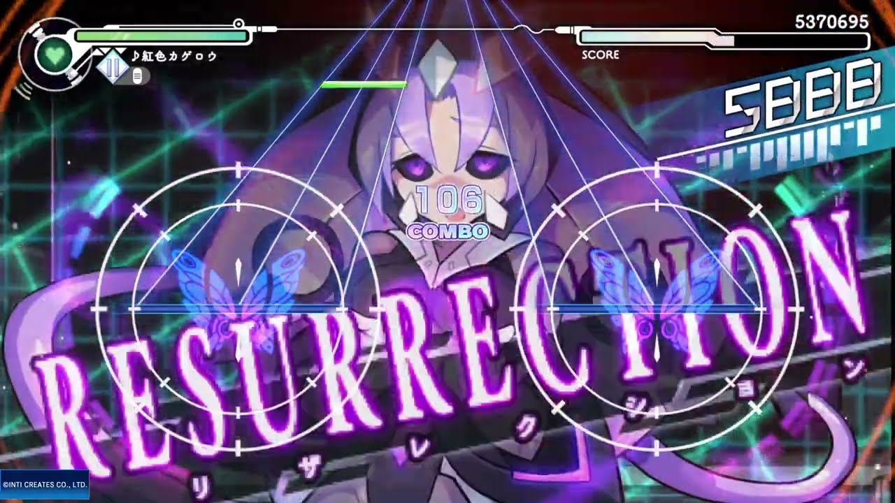 Easy】【ALL PERFECT】【紅色カゲロウ】GUNVOLT RECORDS 電子軌録律