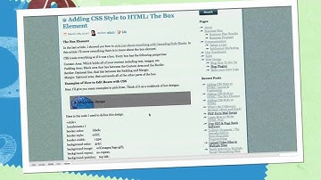 How to CSS Style HTML Pt 4