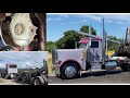 Hidden damages on Peterbilt 379 from IAA Auction | Flywheel housing Cracked | Removing transmission