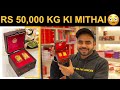 Rs 50,000 per kg ki Mithai at Chhappan Bhog 😳😳 || क्या ये दुनिया की सबसे महंगी मिठाई हे??