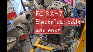 Turbo Rx7 build EP5: Electrical odds and ends. Bit of paint and removing the old gear for prep.