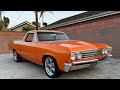 1967 Chevy El Camino | Chevy 454 Big Block | Chevrolet El Camino | Custom El Camino Hot Rod | ELCO