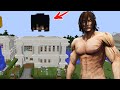 UPIIIIN MEMBUAT RUMAH TITAN EREN - MINECRAFT MOD