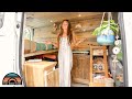 Solo Female Vanlife - Her Tiny House To Find Freedom & Peace