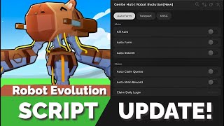 [New] Robot Evolution Script🤖| [CAPY UPD]🗡️Auto farm, Kill aura, Auto claim, infinite gems, etc