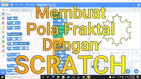 membuat pola fraktal dengan scratch