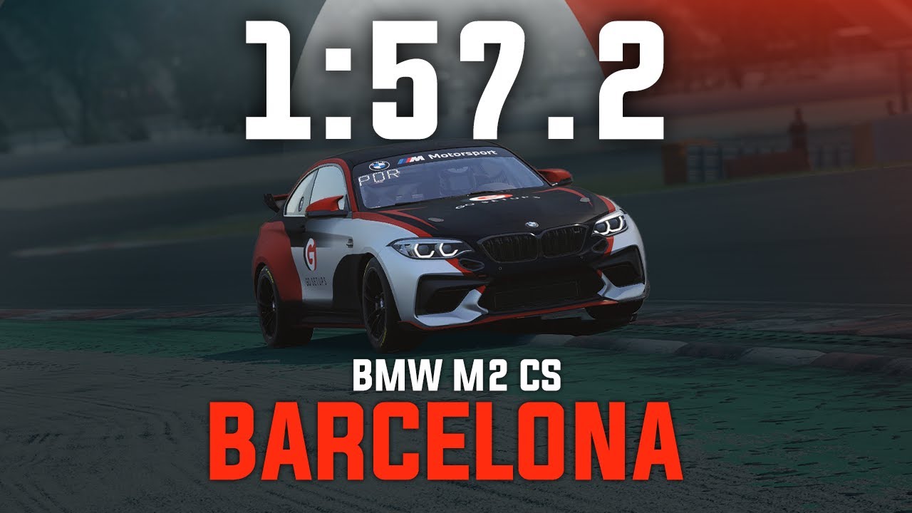 Barcelona 1:57.2 - BMW M2 CS - GO Setups | ACC 1.10.1 - YouTube
