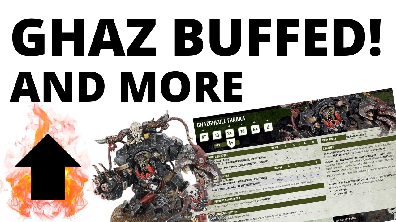 ⁣HUGE Codex Orks Datasheet Reveals - Ghazghkull is IMMENSE