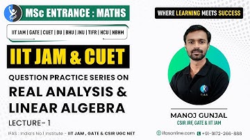 IIT JAM Mathematics Real Analysis Practice Questions | CUET PG 2022 | L-1