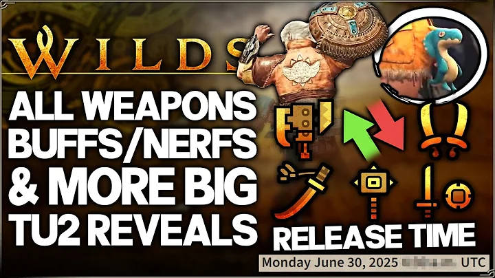 Monster Hunter Wilds - HUGE Weapon Buffs & ALL Changes, New Reveals & Patch Notes - Title Update 2!