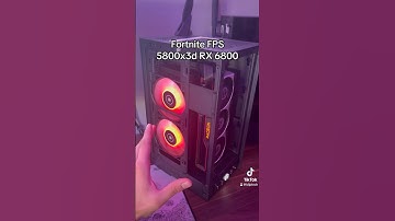 5800x3d + RX 6800 FORT FPS #pcbuild #computergaming #gaming #pcbuilding #pcgaming #pc #pcgamingsetup