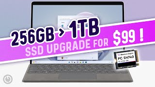 CHEAP SSD UPGRADE!  -  Adding 1TB to a Surface Pro 9