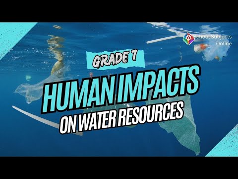 الصف السابع التأثيرات البشرية على موارد المياه