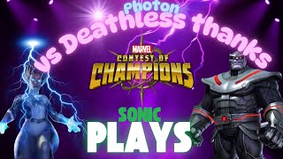 PHOTON VS DEATHLESS THANOS!!!! SONIC PLAYS