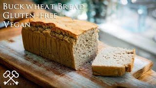 Buckwheat Bread | 5-ingredients, Gluten Free, Vegan, No-Knead