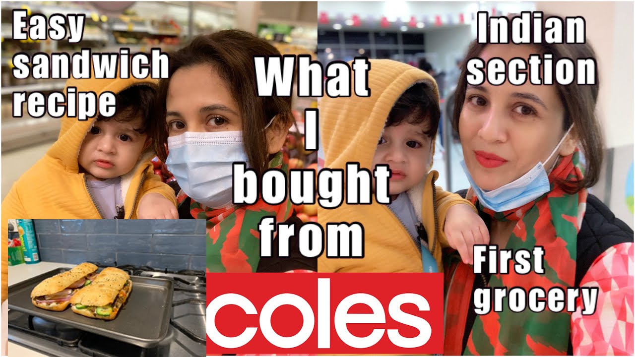 Grocery from coles | started cooking at home - YouTube