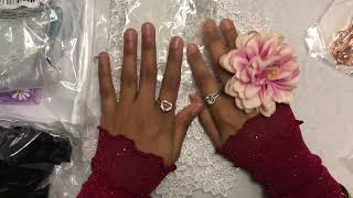 Temu Unboxing Haul ✨ Stylish Gloves, LED Light, Paper Clips & Aesthetic Ring | ASMR Journaling Setup