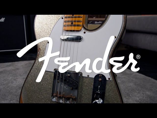 Fender Custom Shop 1963 Relic Tele Custom, Silver Sparkle