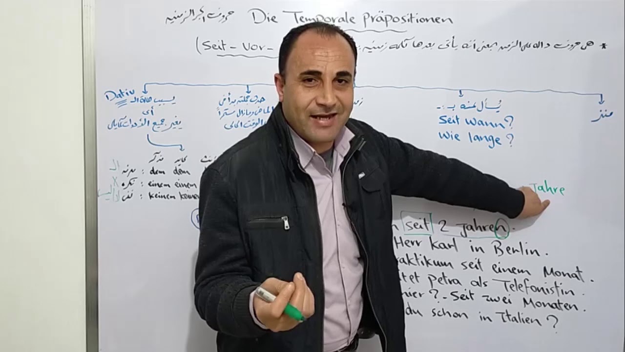 منهج المانى الصف الثانى الثانوى - الدرس الثامن - ( حروف الجر الزمنيه 