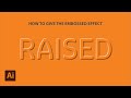 Learn The Secret Behind This Embossed Text in Adobe Illustrator