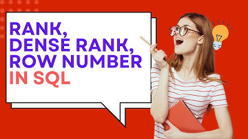 Mastering SQL Ranking Functions: RANK, DENSE_RANK, and ROW_NUMBER Explained! | window functions #sql