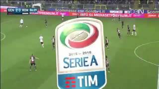 Stephan El Shaarawy Goal  Genoa vs AS Roma 2 3 Serie A 2016