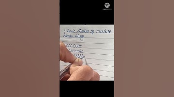 5 basic strokes of cursive writing | cursive writing | #shorts | #youtubeshorts | #shortvideo