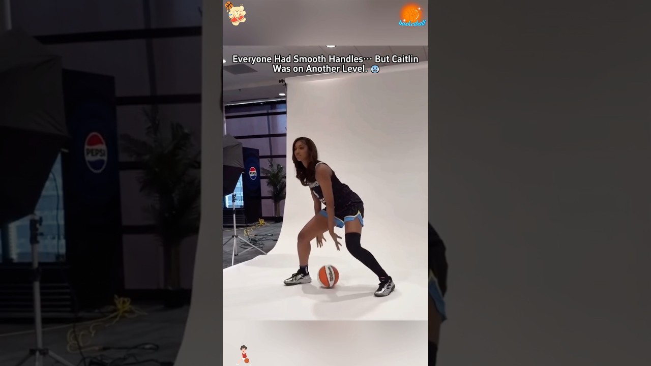 ⁣Everyone’s Handles Looked Smooth… Until Caitlin Took It to Another Level.🥶#wnba #basketball #clark
