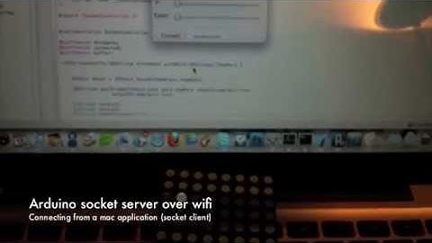 Arduino Wishield Sparkfun LED Matrix