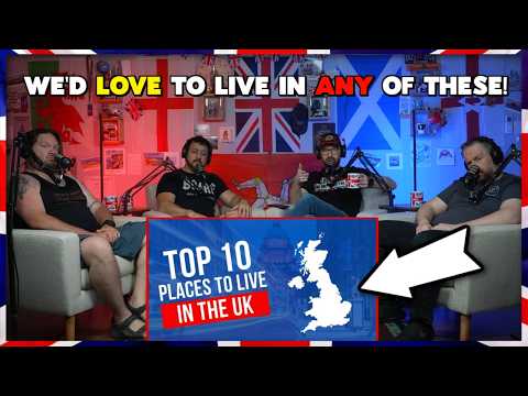 Americans React To "Top 10 Best Places To Live In The UK" | BEAUTIFUL!