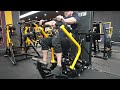 Newtech seated bench press articulated gripassisted
