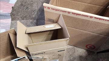 collapsing boxes/ New Year Tiny Tidy Tuesday/ Hosted by @TheHelpfulHome