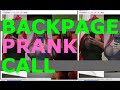 Backpage hooker prank call. Squad car on the way  (short)