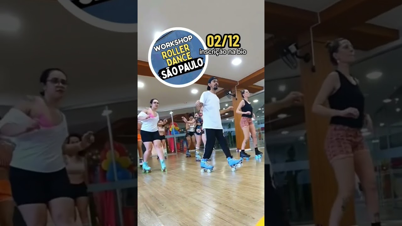 Workshop de Roller Dance para iniciantes em São Paulo dia 02/12, não perca!