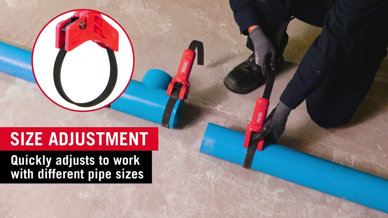 RIDGID Straplock Pipe Handle - E-commerce - YouTube