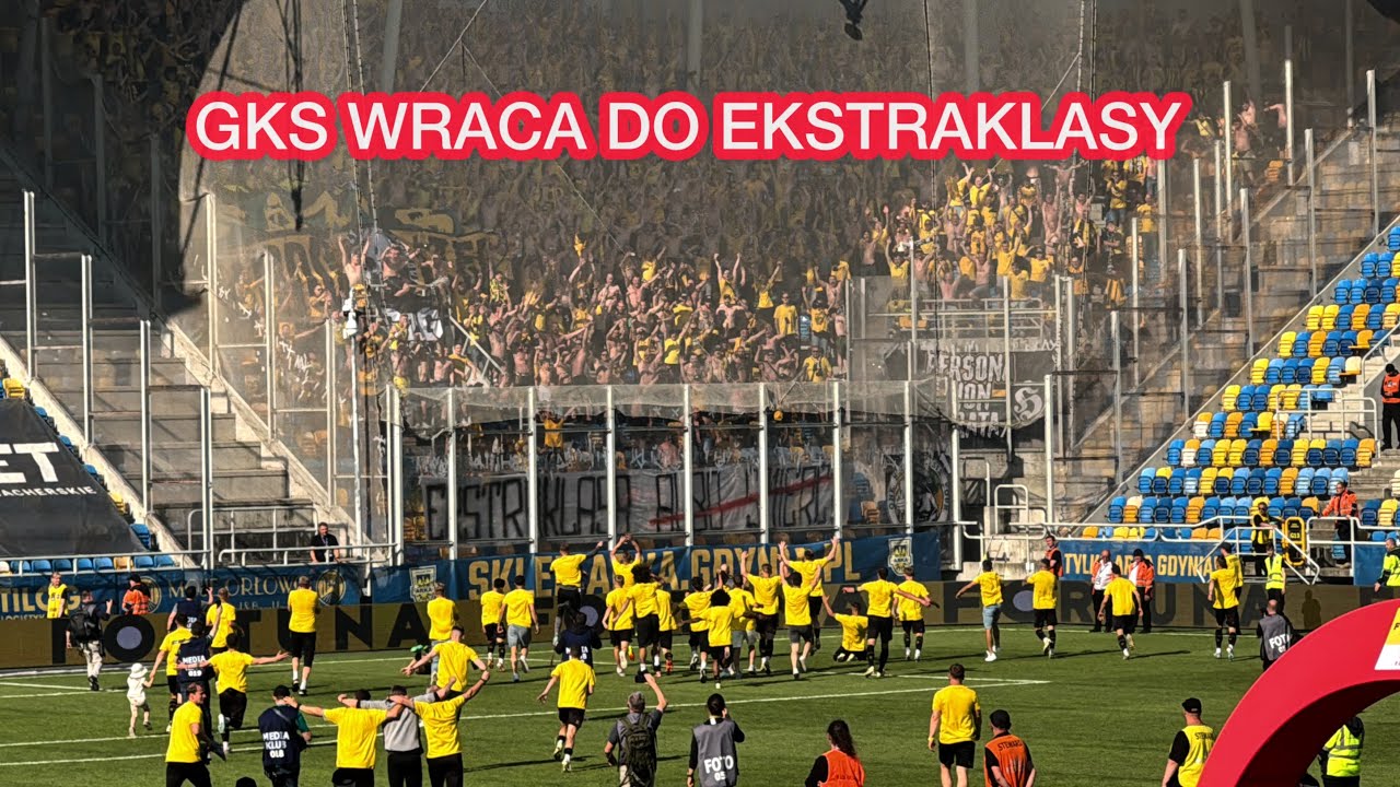 GieKSa wraca do Ekstraklasy po 19 latach! / Arka Gdynia - GKS Katowice