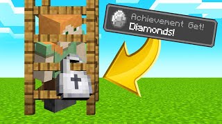 FIND DIAMONDS TO ESCAPE THE CAGE in MINECRAFT