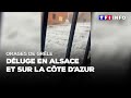 Orages de grle  dluge en alsace et sur la cte dazur