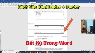 Cách xóa Header, Footer ở một trang bất ký trong word
