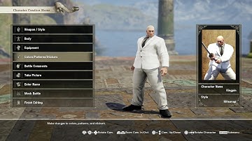 Kingpin (Marvel) Character Creation on SOULCALIBUR 6