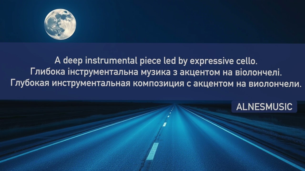🇬🇧 Instrumental piece led by expressive cello🇺🇦Інструментальна музика з акцентом на віолончелі