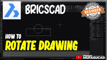 How To Rotate Drawing In BricsCAD