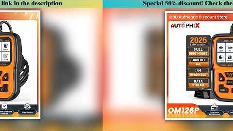 Unboxing Autophix OM126P OBD2 Scanner Car Read/Erase Fault Code Check Engine Professional Automotiv