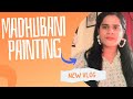 Madhubani Painting colours and surfaces for beginners