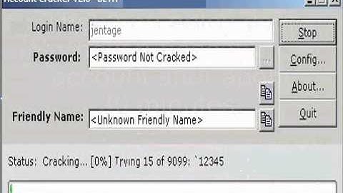 Runescape Password Cracker
