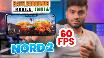 OnePlus Nord 2 BGMI Gameplay Test😍 with FPS Data (60 FPS Gaming) - NO need to worry😴