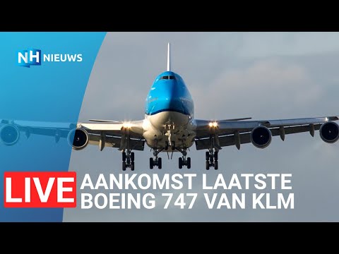 Aankomst laatste Boeing 747-400 van KLM